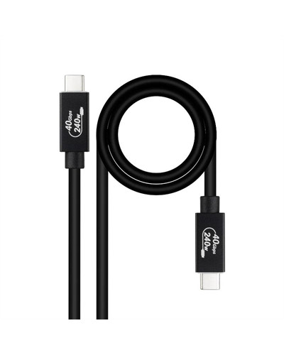 Nanocable Cable USB4 Gen3x2 40Gbps 240W USB-C 1M