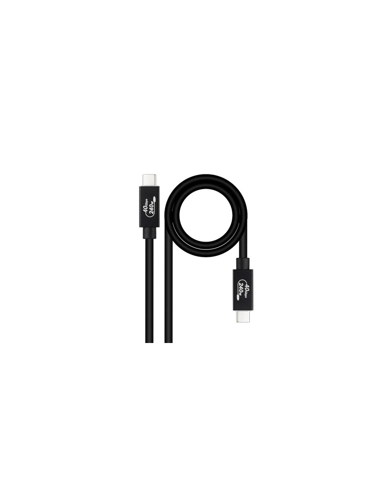 Nanocable Cable USB4 Gen3x2 40Gbps 240W USB-C 1M