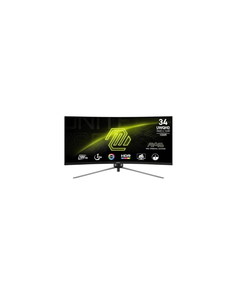 MSI MAG345CQR Monitor34"Gaming WQHD 180h DP HDMI C
