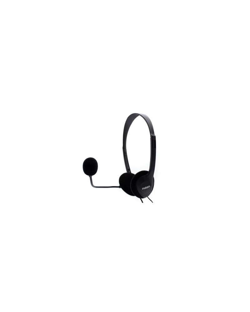 Nilox Auriculares NXCM0000004 Doble Jack Negro
