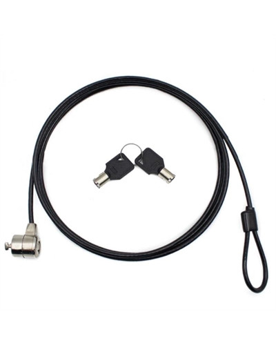 Nilox Cable de Seguridad Doble Llave 1.8 M, Negro