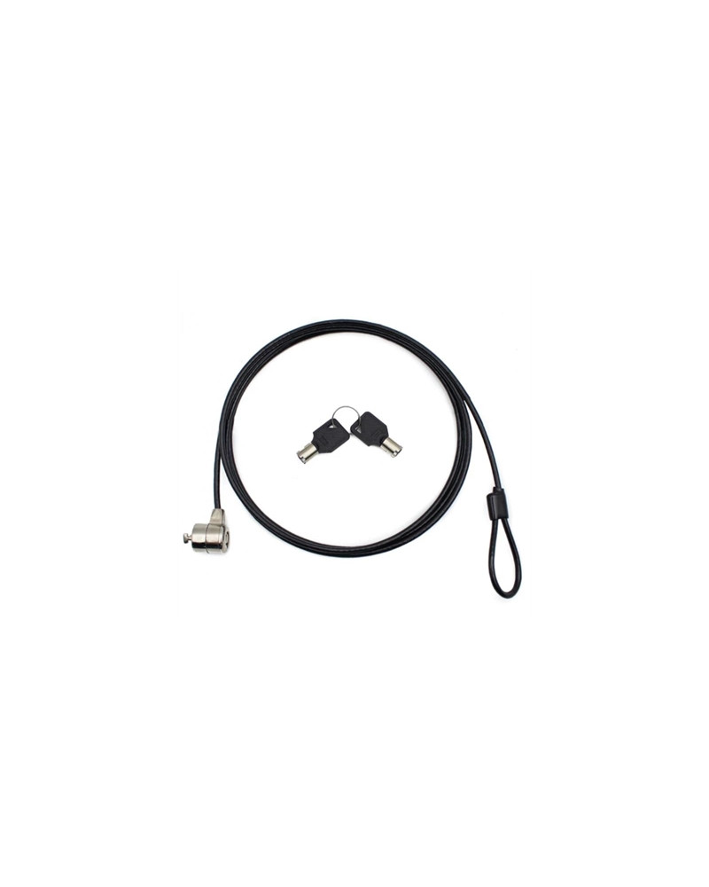 Nilox Cable de Seguridad Doble Llave 1.8 M, Negro