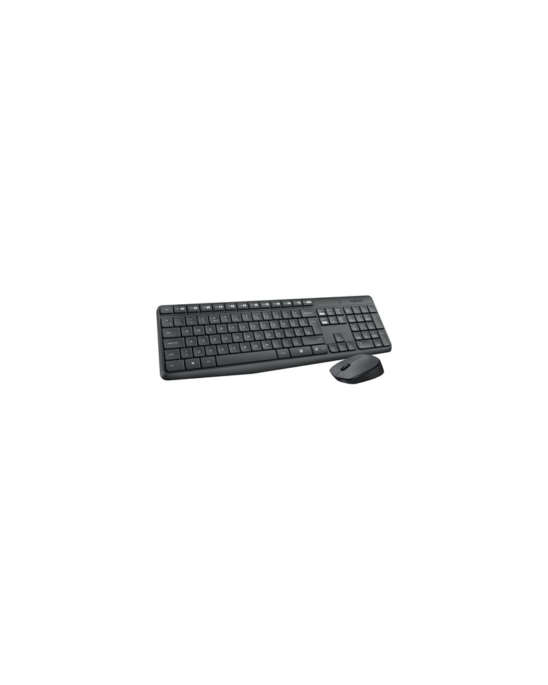 Logitech MK235 Teclado y ratón Inalámbrico Gris