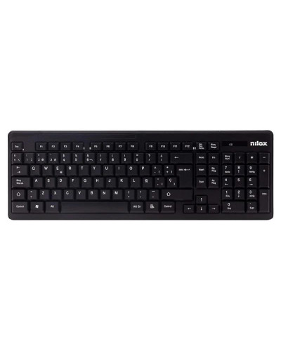 Nilox Teclado+raton NXKMWE0001 inalambrico Negro