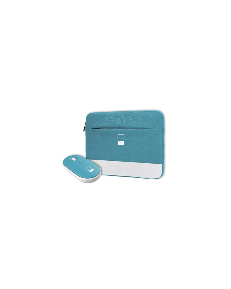 Celly Kit Sleeve Pantone + raton 15,6" Azul