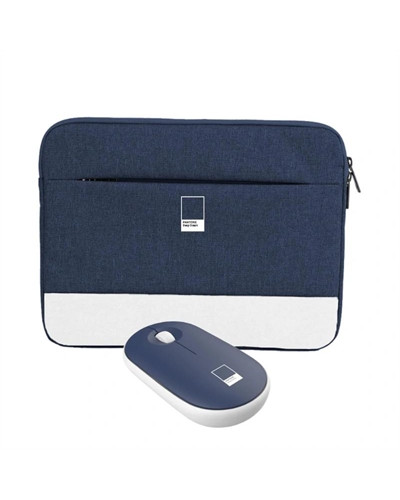 Celly Kit Sleeve Pantone + raton 15,6" Navy