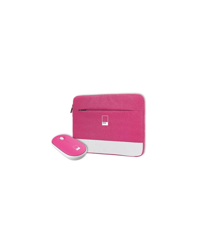 Celly Kit Sleeve Pantone + raton 15,6" Rosa