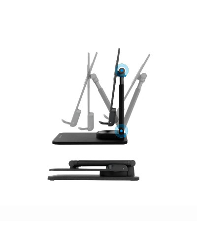 Tooq Soporte mesa tablet hasta 13" Negro