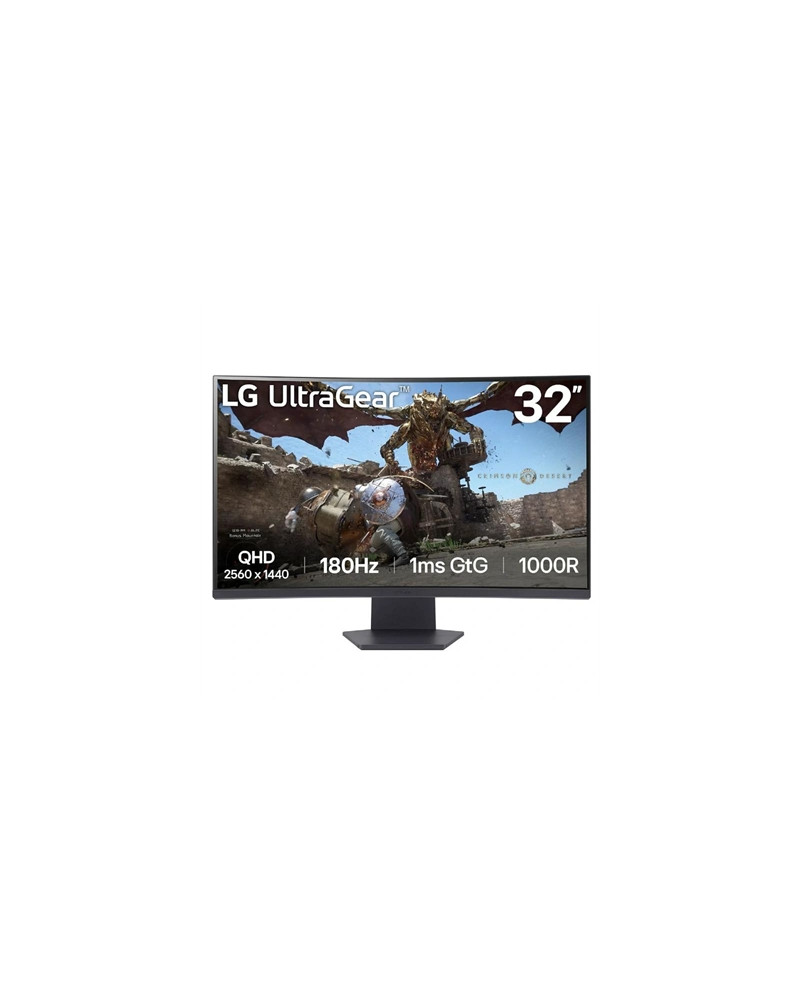 LG 32GS60QC-B  Monitor 32" 180h 1m DP 2xHDMI MM cu