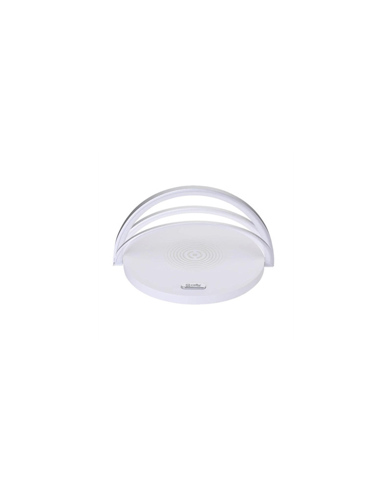 Celly Cargador inalambrico con Lampara Led blanco