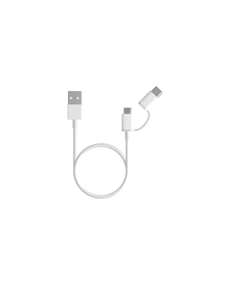 Xiaomi Cable 2 en 1 Usb micro usb/tipo c 1 m