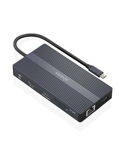Aisens USB-C Dock 12 en 1 2xHDMI 1xDP RJ45 4xUSB
