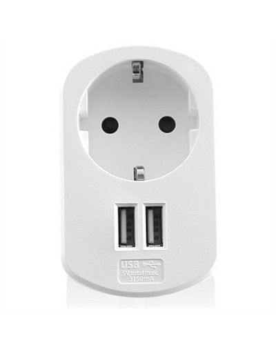 EWENT EW1211 Cargador 2 puertos usb 3.1A